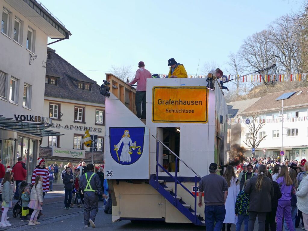 Groer Umzug in Bonndorf am Fasnetmendig