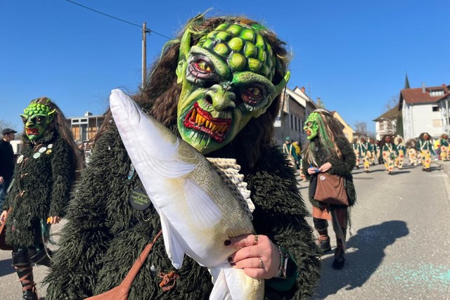 Besonders gruselig: Die Karsauer Rhybieschter.  | Foto: Franziska Zeller