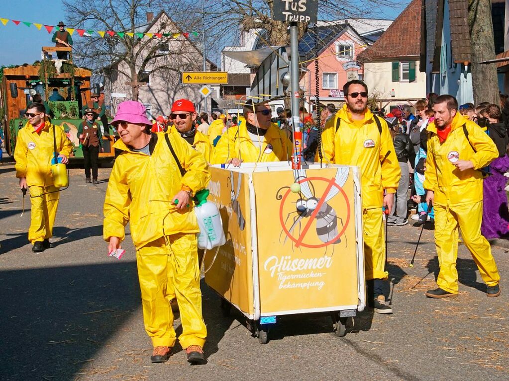 Tigermckenalarm: Fasentgruppe des TUS im Einsatz