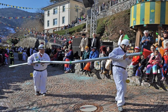 Der Zinken Brandbach hatte Bergmnner im Gepck.  | Foto: Sarah Trinler