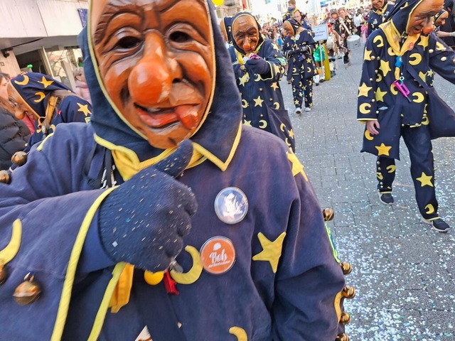 Einen solch&#8217; schnen Fasnachtsumzug gab es selten.  | Foto: Michael Krug