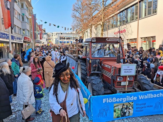 Einen solch&#8217; schnen Fasnachtsumzug gab es selten.  | Foto: Michael Krug