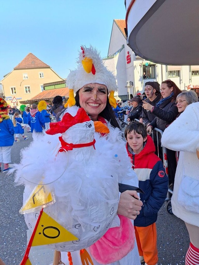 Einen solch&#8217; schnen Fasnachtsumzug gab es selten.  | Foto: Krug