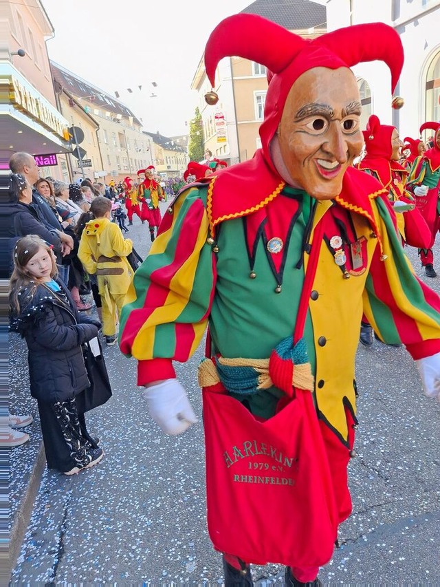 Einen solch&#8217; schnen Fasnachtsumzug gab es selten.  | Foto: Krug