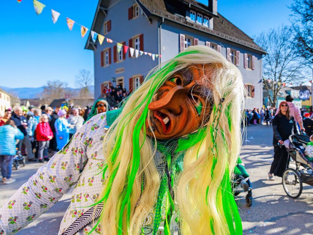 Ausgelassene Stimmung herrschte beim Umzug in Ehrenstetten.