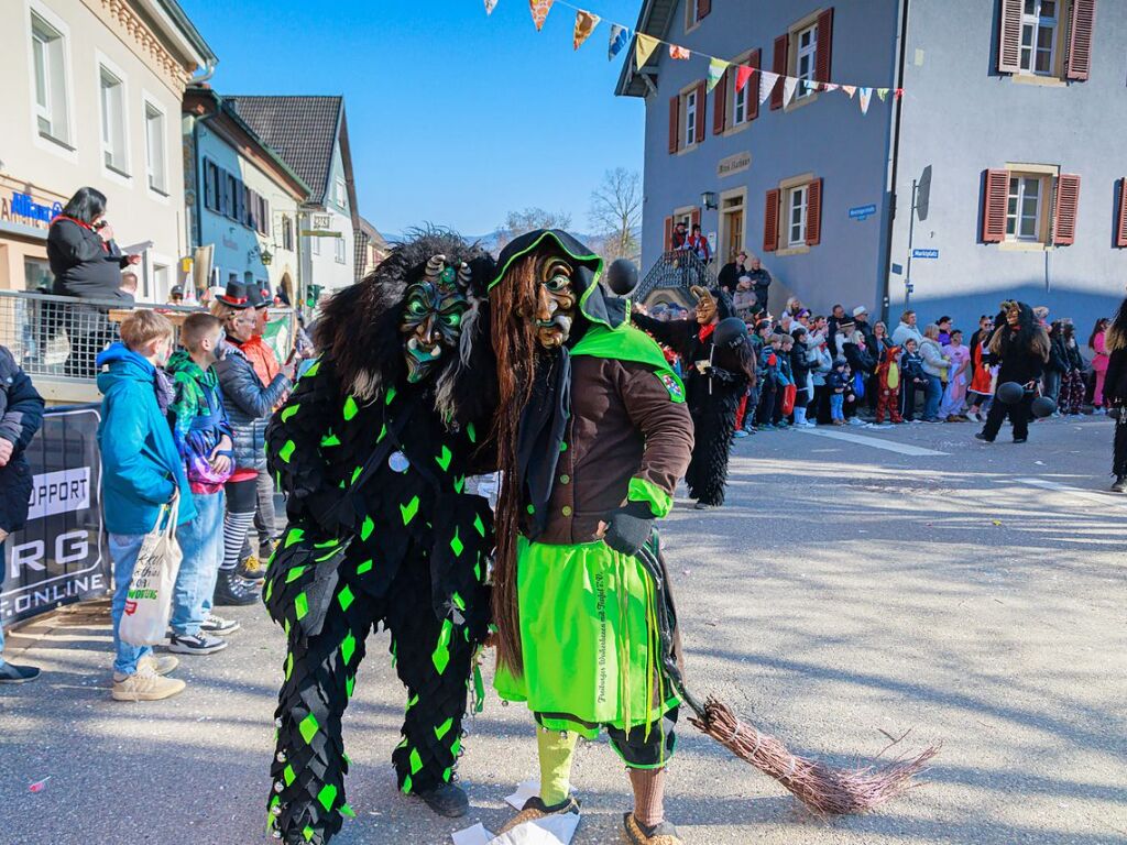 Ausgelassene Stimmung herrschte beim Umzug in Ehrenstetten.