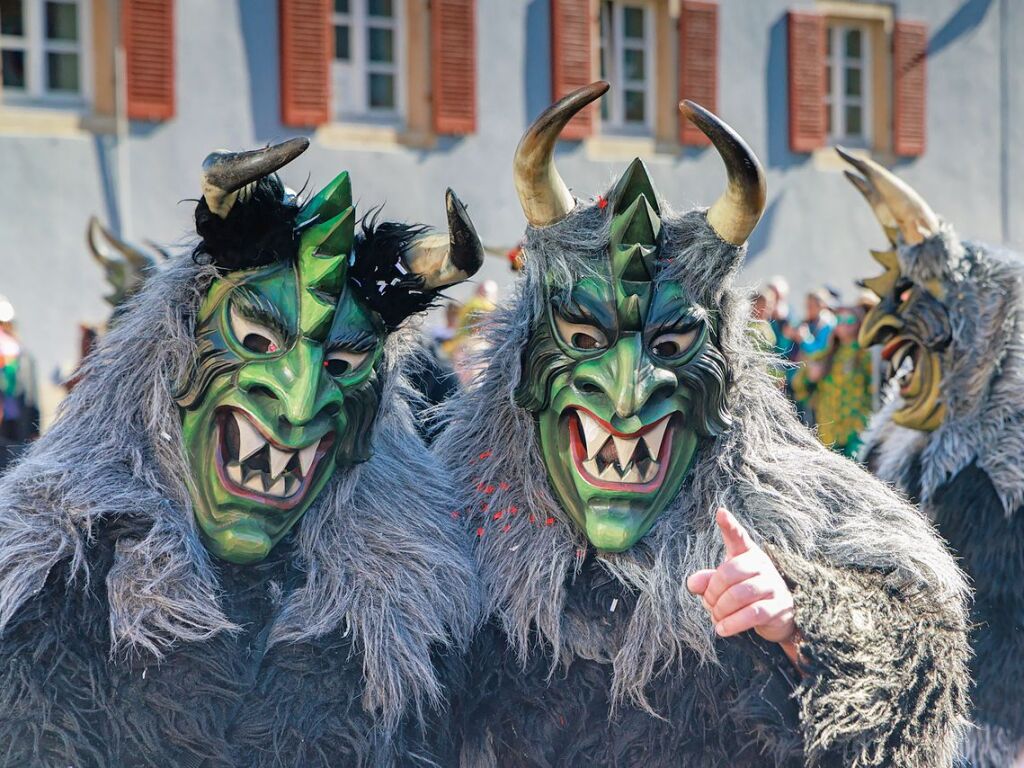 Ausgelassene Stimmung herrschte beim Umzug in Ehrenstetten.