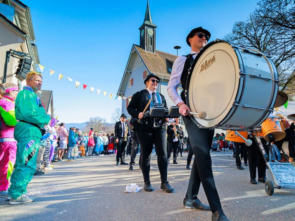 Ausgelassene Stimmung herrschte beim Umzug in Ehrenstetten.