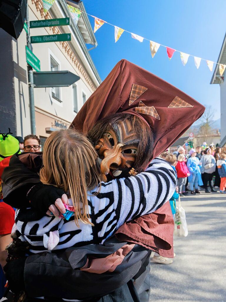 Ausgelassene Stimmung herrschte beim Umzug in Ehrenstetten.