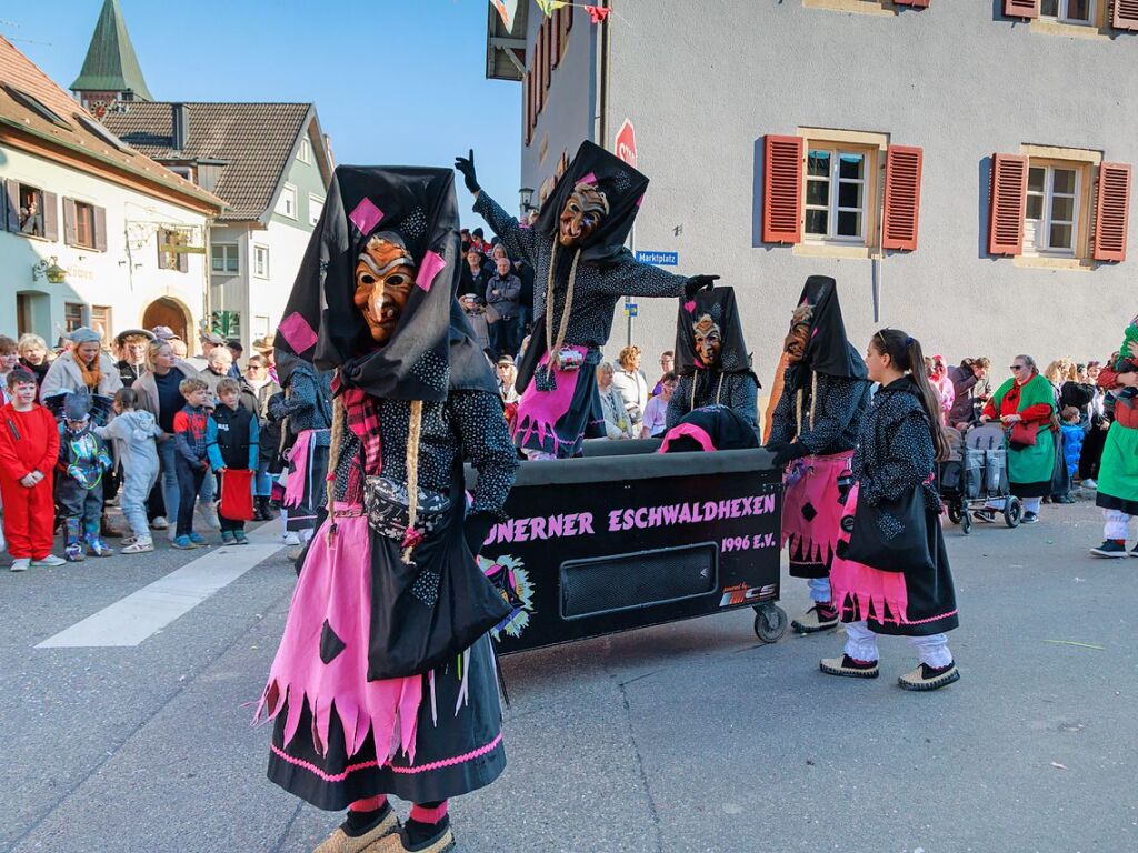 Ausgelassene Stimmung herrschte beim Umzug in Ehrenstetten.