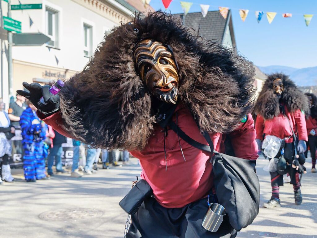 Ausgelassene Stimmung herrschte beim Umzug in Ehrenstetten.