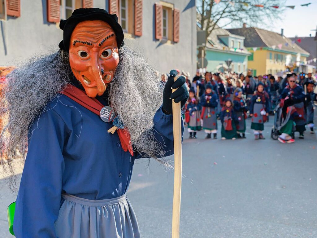 Ausgelassene Stimmung herrschte beim Umzug in Ehrenstetten.