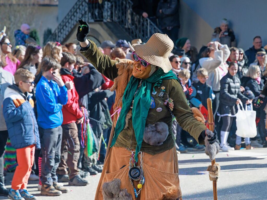 Ausgelassene Stimmung herrschte beim Umzug in Ehrenstetten.