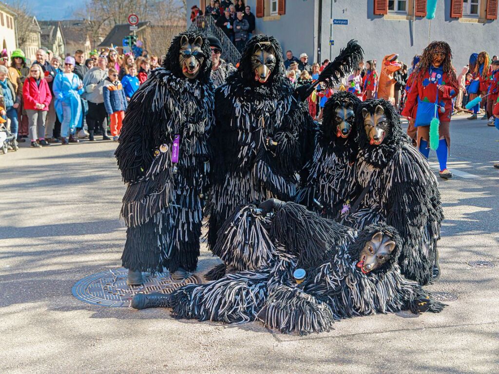 Ausgelassene Stimmung herrschte beim Umzug in Ehrenstetten.