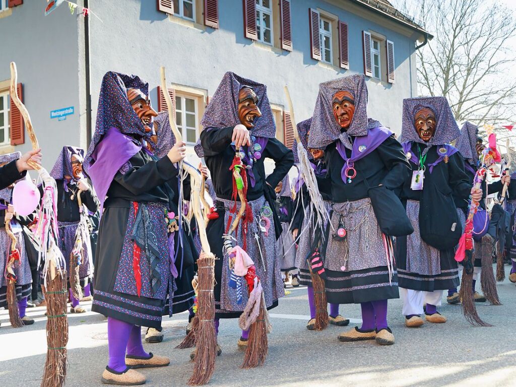 Ausgelassene Stimmung herrschte beim Umzug in Ehrenstetten.