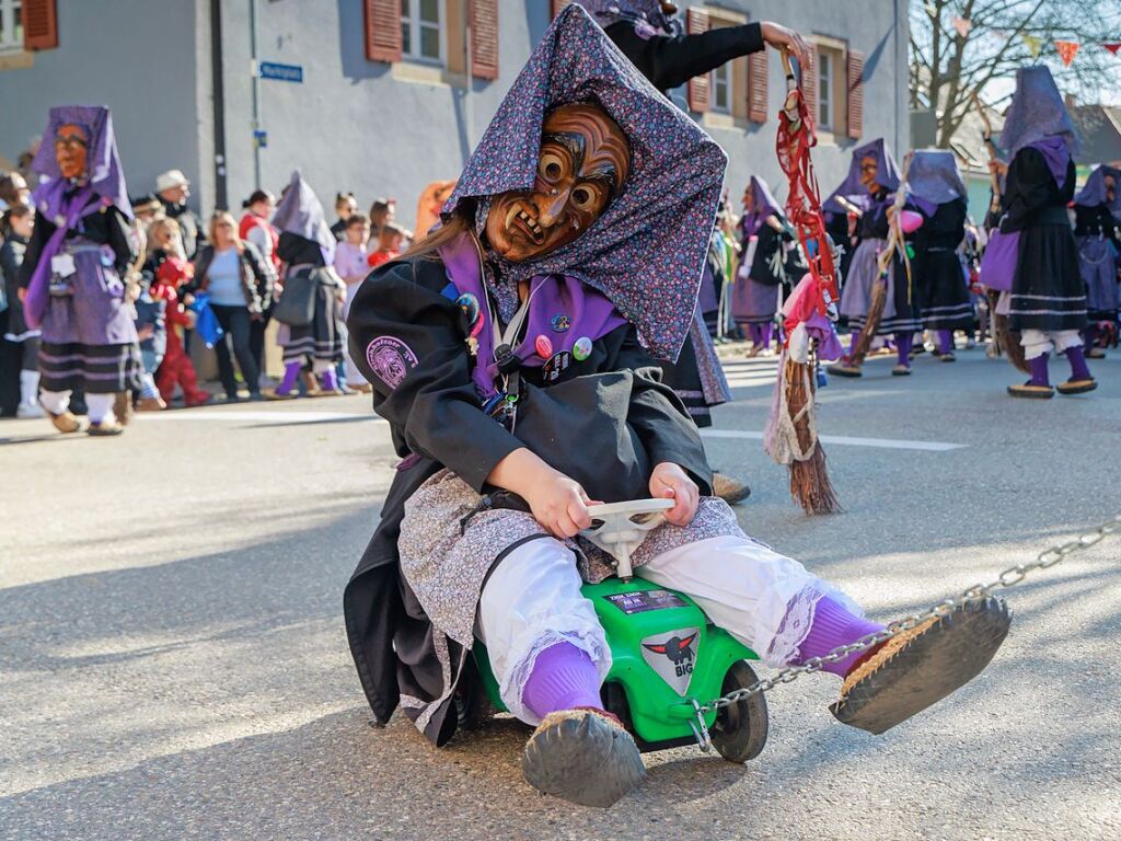 Ausgelassene Stimmung herrschte beim Umzug in Ehrenstetten.