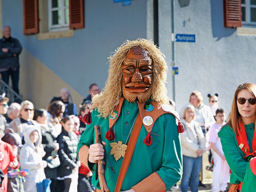 Ausgelassene Stimmung herrschte beim Umzug in Ehrenstetten.