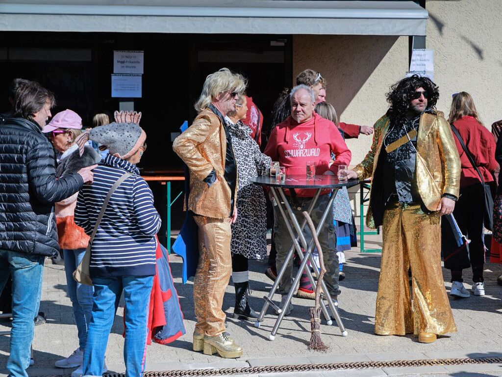 Ausgelassene Stimmung herrschte beim Umzug in Ehrenstetten.