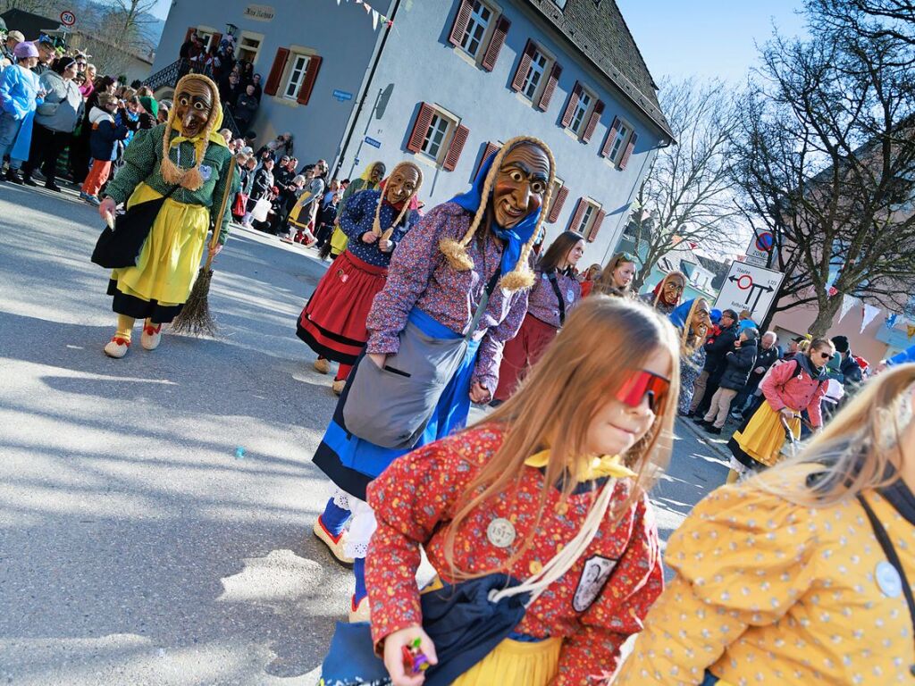 Ausgelassene Stimmung herrschte beim Umzug in Ehrenstetten.