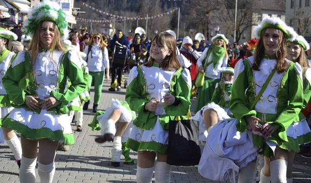 Aus Todtmoos war die Tanzgarde gekommen.  | Foto: Christiane Sahli