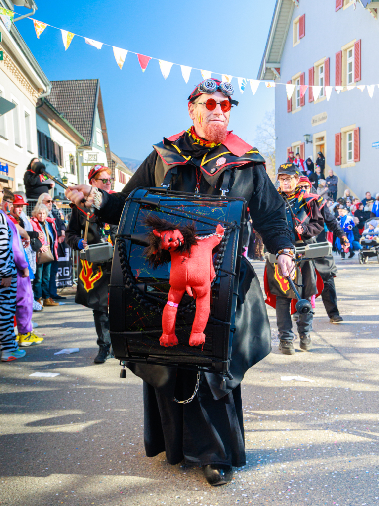 Ausgelassene Stimmung herrschte beim Umzug in Ehrenstetten.