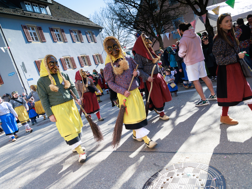 Ausgelassene Stimmung herrschte beim Umzug in Ehrenstetten.