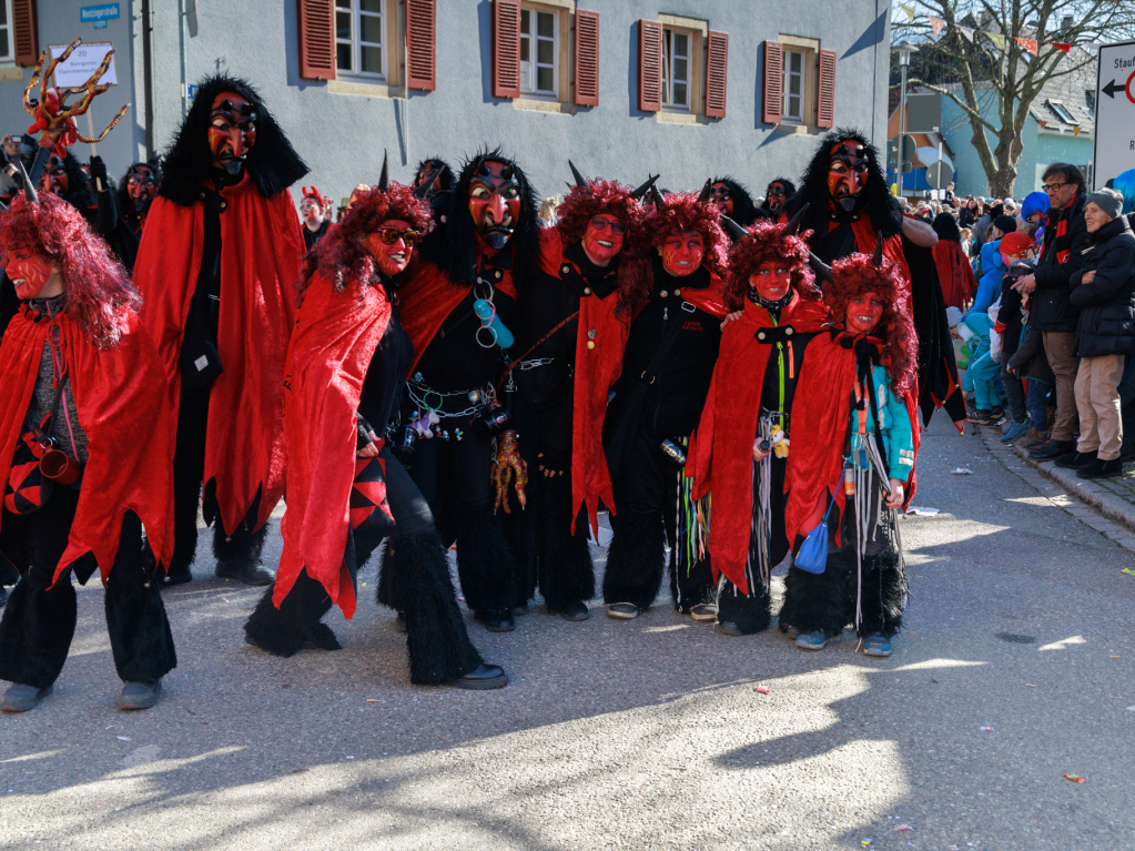 Ausgelassene Stimmung herrschte beim Umzug in Ehrenstetten.