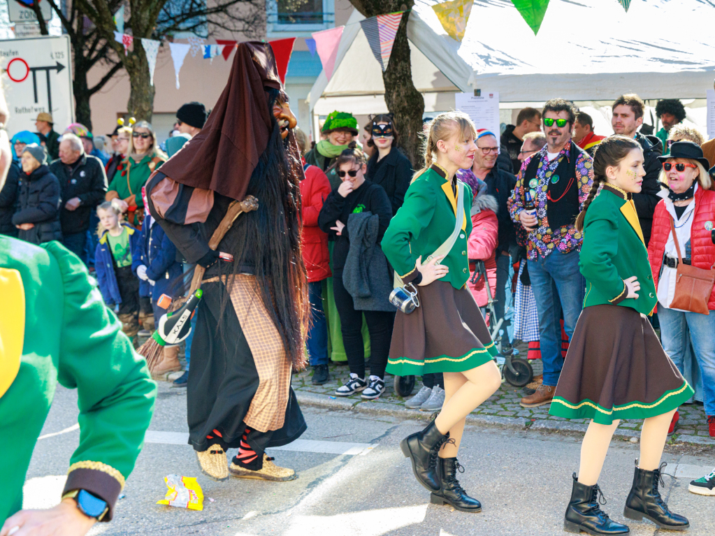 Ausgelassene Stimmung herrschte beim Umzug in Ehrenstetten.