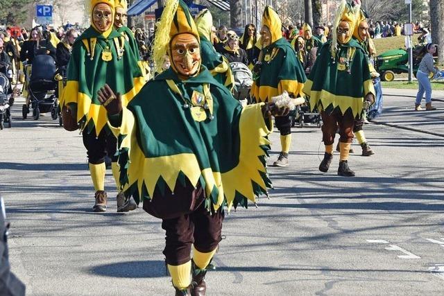 Fotos: So bunt war das nrrische Treiben in Denzlingen am Fasnetmendig