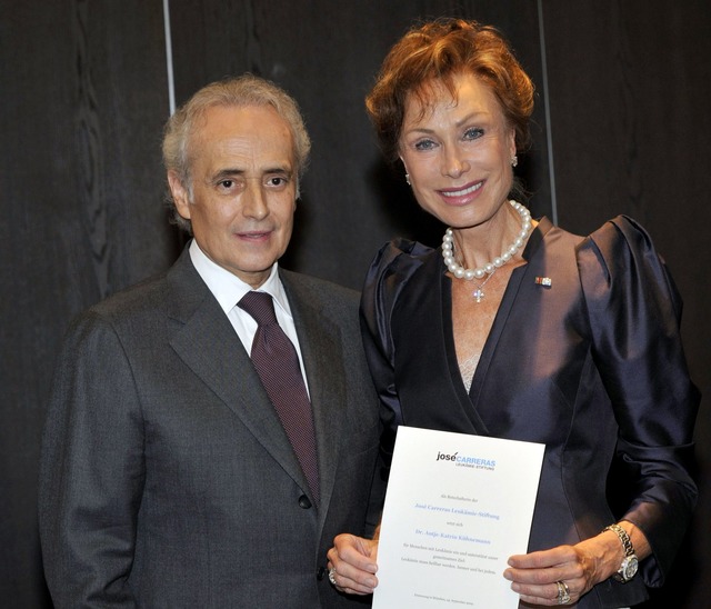 Tenor Jose Carreras hatte die &Auml;rz...uml;mie-Stiftung ernannt. (Archivbild)  | Foto: Volker Dornberger/dpa