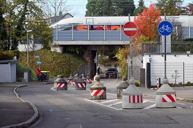 Die Sanierung der Reutebachgasse in Freiburg-Zhringen geht in die nchste Runde