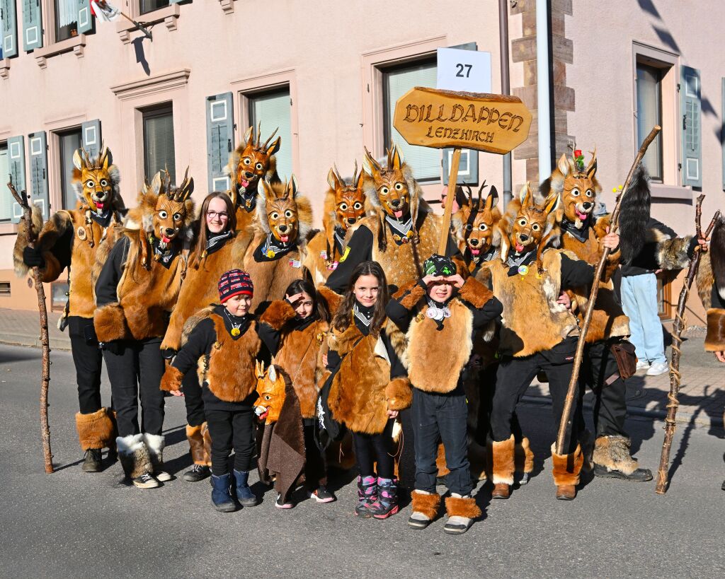 Ein prchtiges Bild - die grossen und kleinen Dilldappen aus Lenzkirch