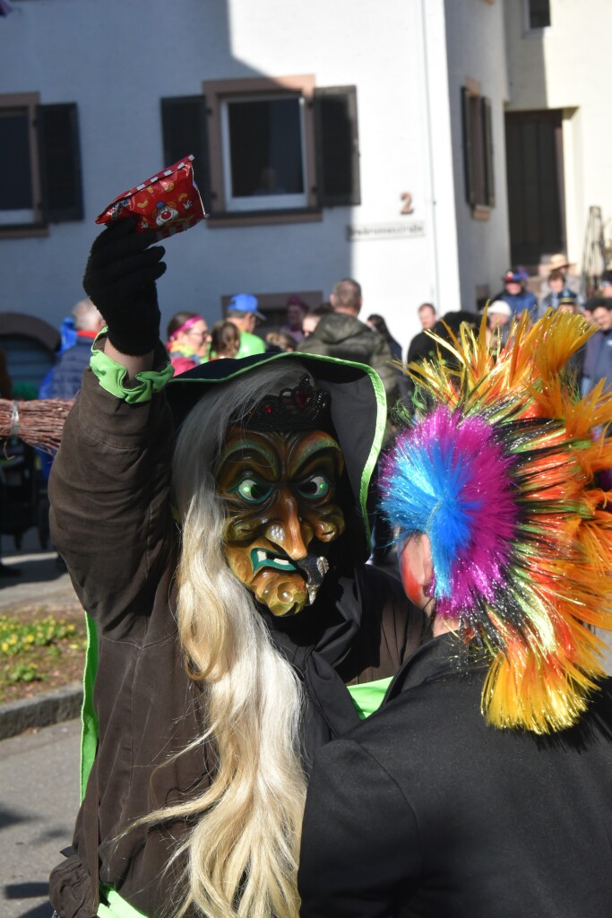 Frhlich und ausgelassen zogen beim Waldteufel-Umzug in Heimbach die Narren durch die Strae.