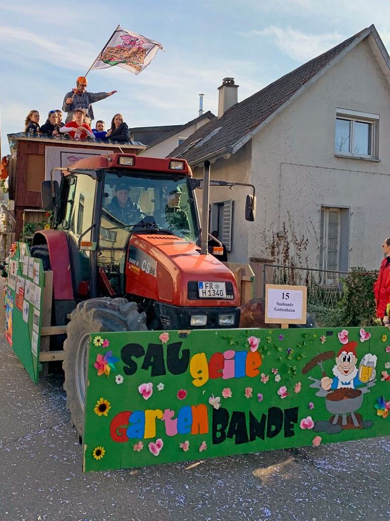 So schn war der Umzug in Gottenheim