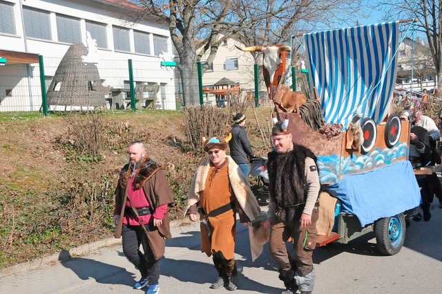 Am Sonntag, Montag und Dienstag waren ...d Achkarren auf den Straen unterwegs.  | Foto: Sebastian Ehret