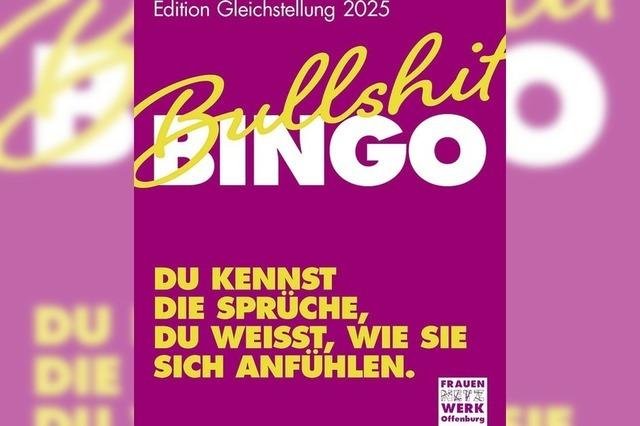 Mit Bullshit-Bingo gegen Sexismus