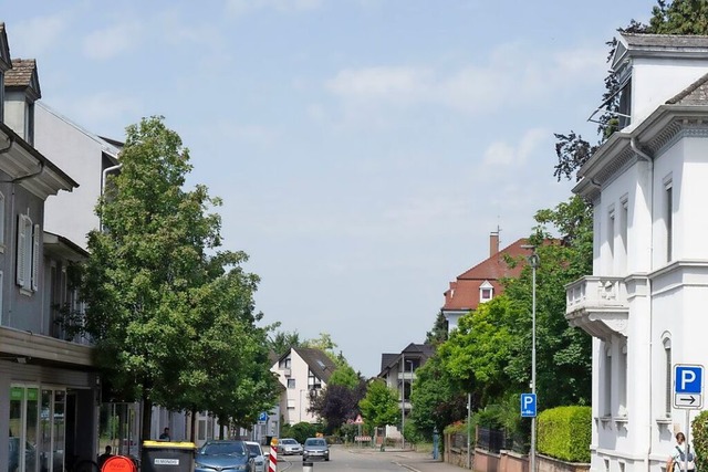 Werderstrae zwischen Schillerplatz und Friedhofstrae  | Foto: Volker Mnch