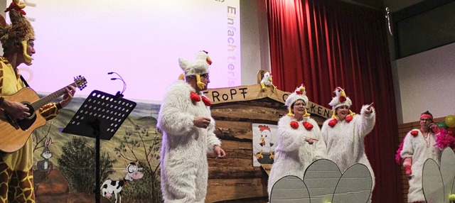 &#8222;Tropf Chicken&#8220; alias Fran...geschicken der Oberhofer Brgerschaft.  | Foto: Michelle Gntert