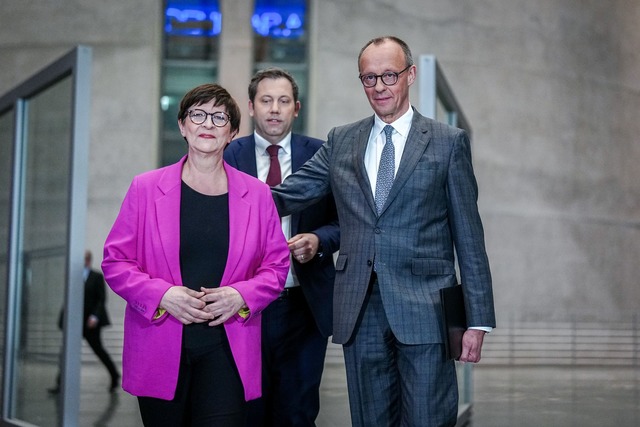 Union und SPD schn&uuml;ren riesiges Finanzpaket.  | Foto: Kay Nietfeld/dpa