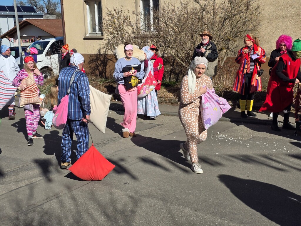 Bei dem Umzug in Lffingen waren aufwendige Wagen und tolle Gruppen unterwegs.