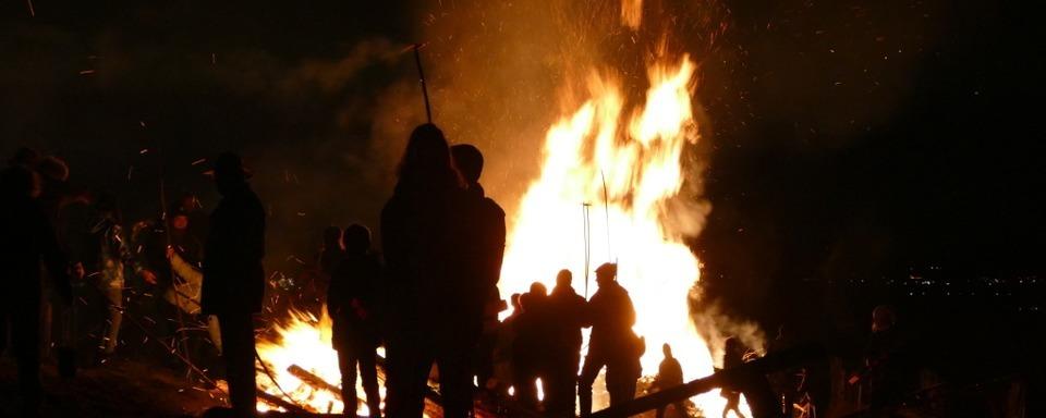 Zehn Tage zu frh: Fasnachtsfeuer in Weil von Unbekanntem angezndet