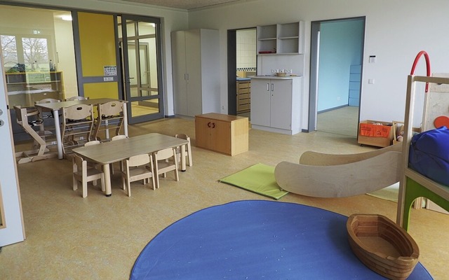 Der neue Kindergarten  bietet helle, offene Rume.  | Foto: Herbert Frey