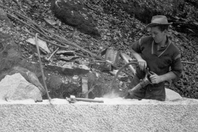 Der Granitabbau im Hotzenwald war ein steinhartes Geschft