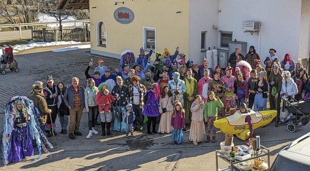 Rosenmontag wurde in Segeten gefeiert.  | Foto: Claudia Huber