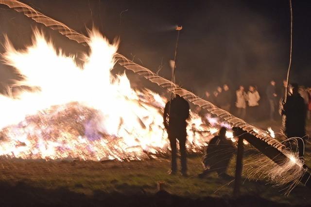 Am Samstag ist Scheibenschlagen in Freiburg-Tiengen