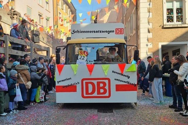 Der grenzberschreitende Fasnachtsumzug in Laufenburg