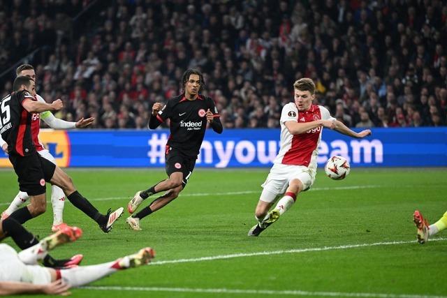 Sieg bei Ajax: Eintracht winkt Viertelfinale in Europa