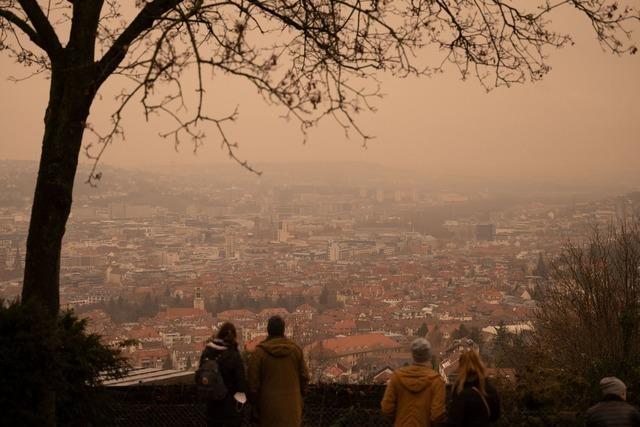 Mildes Wetter bringt Saharastaub nach Deutschland