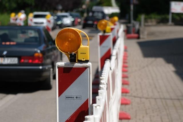 Ortsdurchfahrt in Merzhausen gesperrt – kein Durchkommen fr Autofahrer am Wochenende mglich