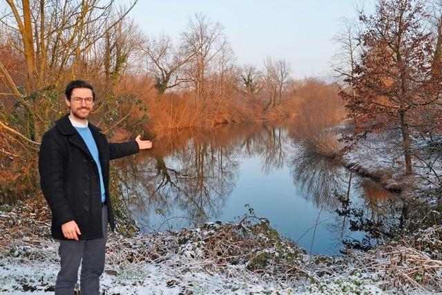 Heutige Wasserflchen bei Merdingen sollten im Zweiten Weltkrieg Panzer aufhalten